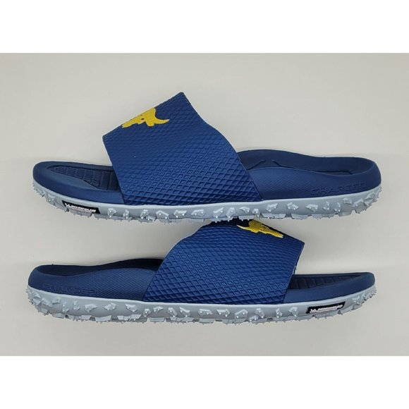Under Armour Project Rock Brahma Bull Slides 3025237-400 - Picture 2 of 13